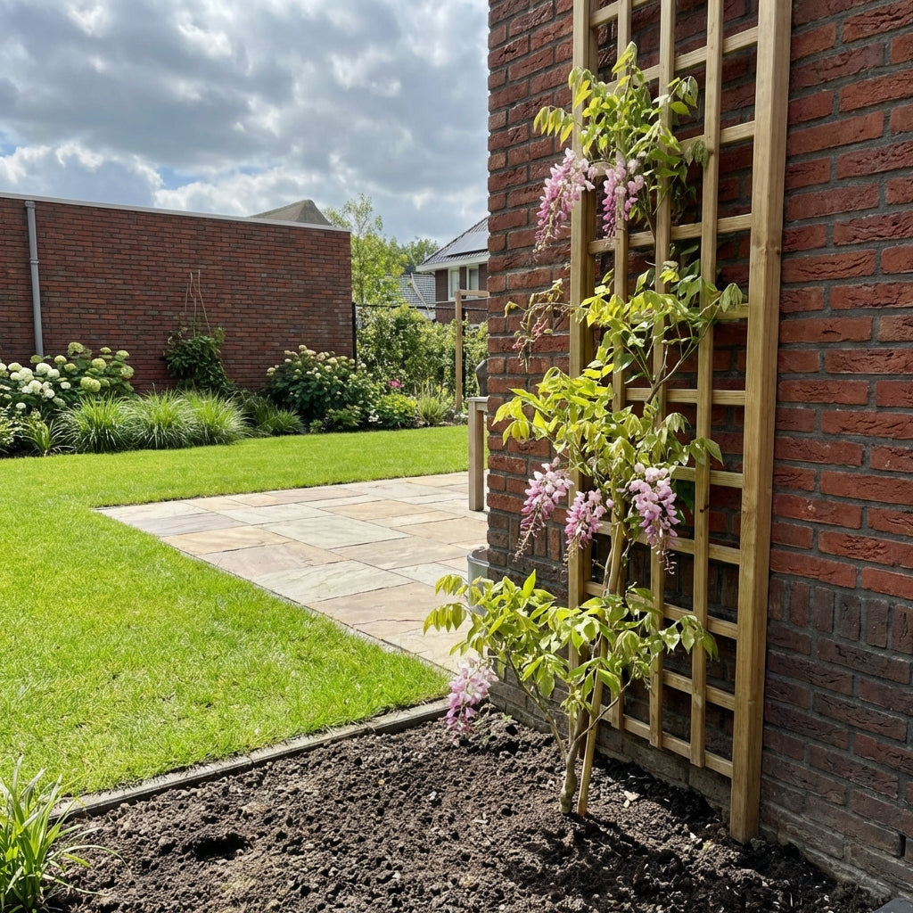 Klimplant Wisteria floribunda Rosea (blauwe regen) - Klimplanten