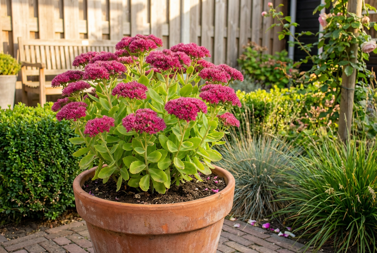 Hemelsleutel (Sedum spectabile 'Brillant')