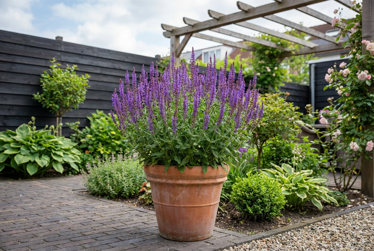 Salie (Salvia nemorosa 'Blaukönigin') - Tuinplanten