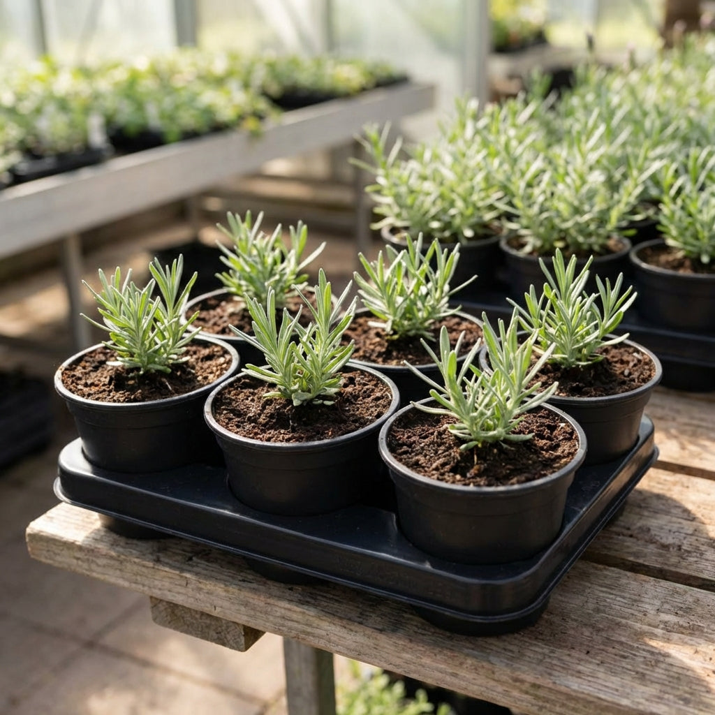 Kweektray met 6 potjes - 15 cm - Kweekbenodigdheden