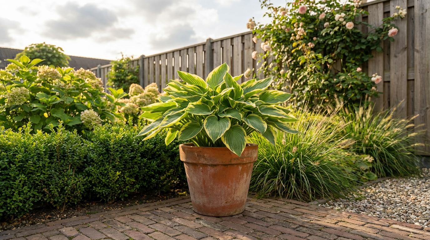 Hartlelie (Hosta' Fortunei Aureomarginata') - Tuinplanten