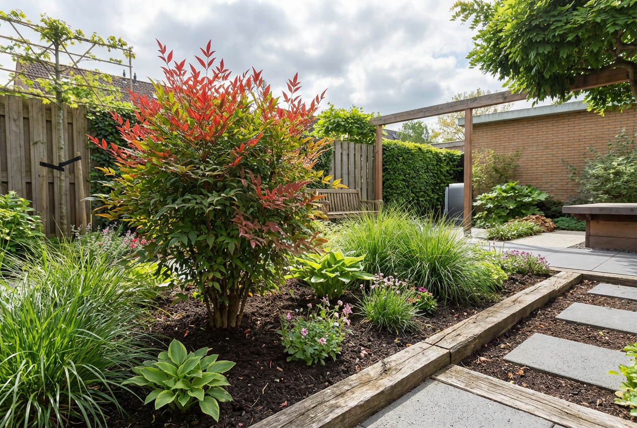 Hemelse bamboe (Nandina domestica Obsessed) - Groenblijvende struiken