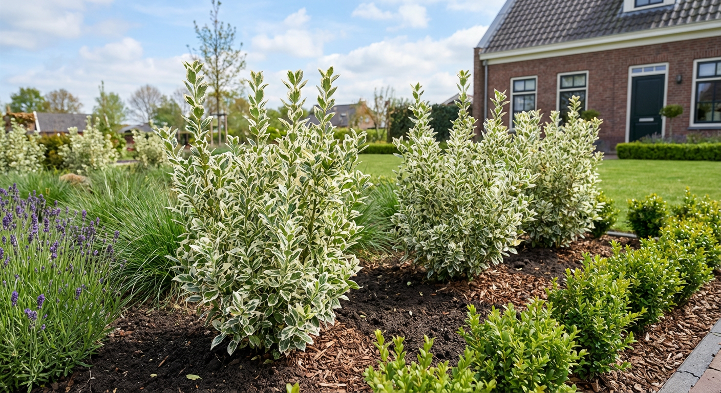 Kardinaalsmuts (Euonymus japonicus Himalaya) - Heesters