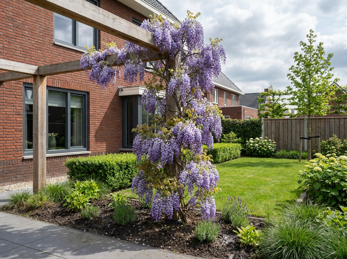 Klimplant Wisteria sinensis Prolific (blauwe regen) - Klimplanten