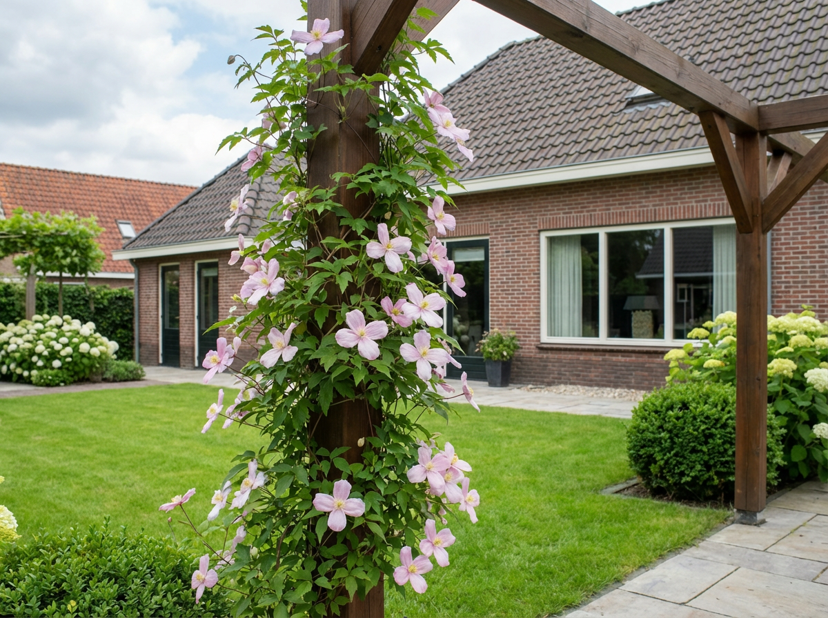 Klimplant Clematis montana Rubens (Bosrank) - Klimplanten