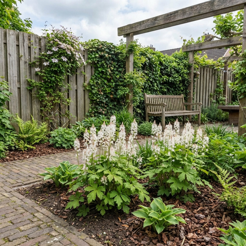 Perzische muts (Tiarella cordifolia) - Tuinplanten