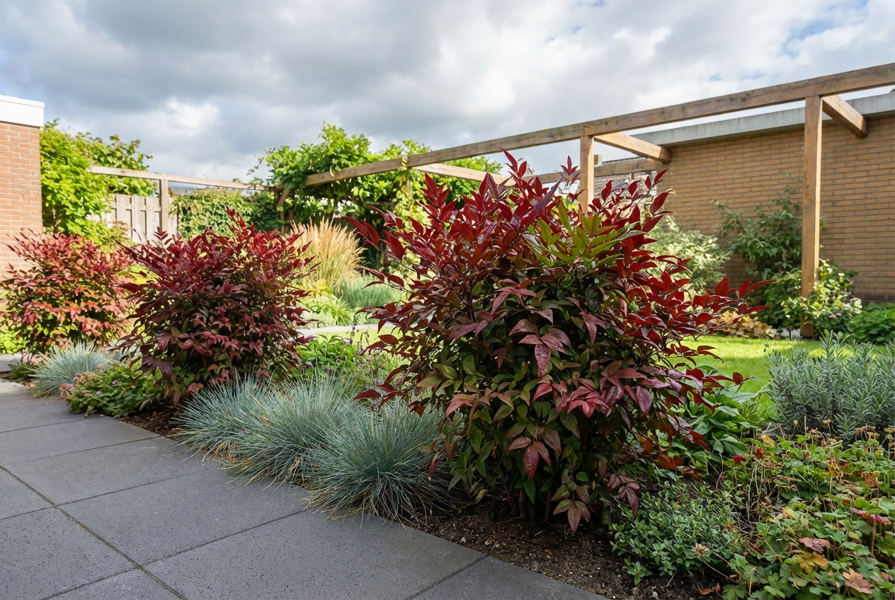 Hemelse bamboe (Nandina domestica Blush Pink ) - Groenblijvende struiken