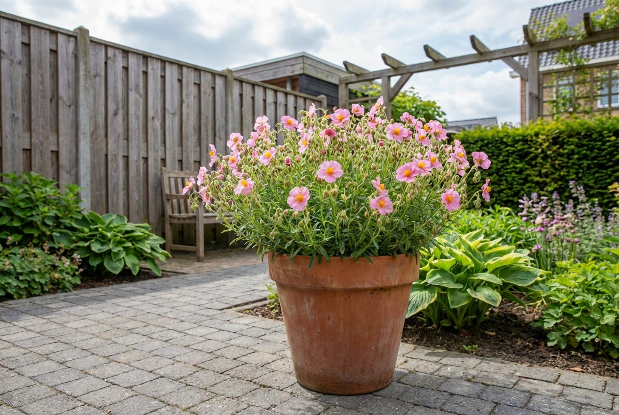 Zonneroosje (Helianthemum 'Lawrenson's Pink') - Tuinplanten