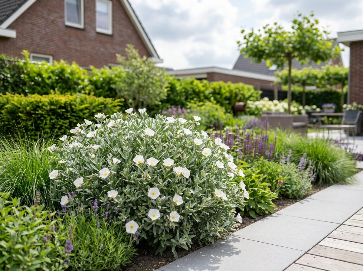 Zilverwinde (Convolvulus cneorum) - Heesters