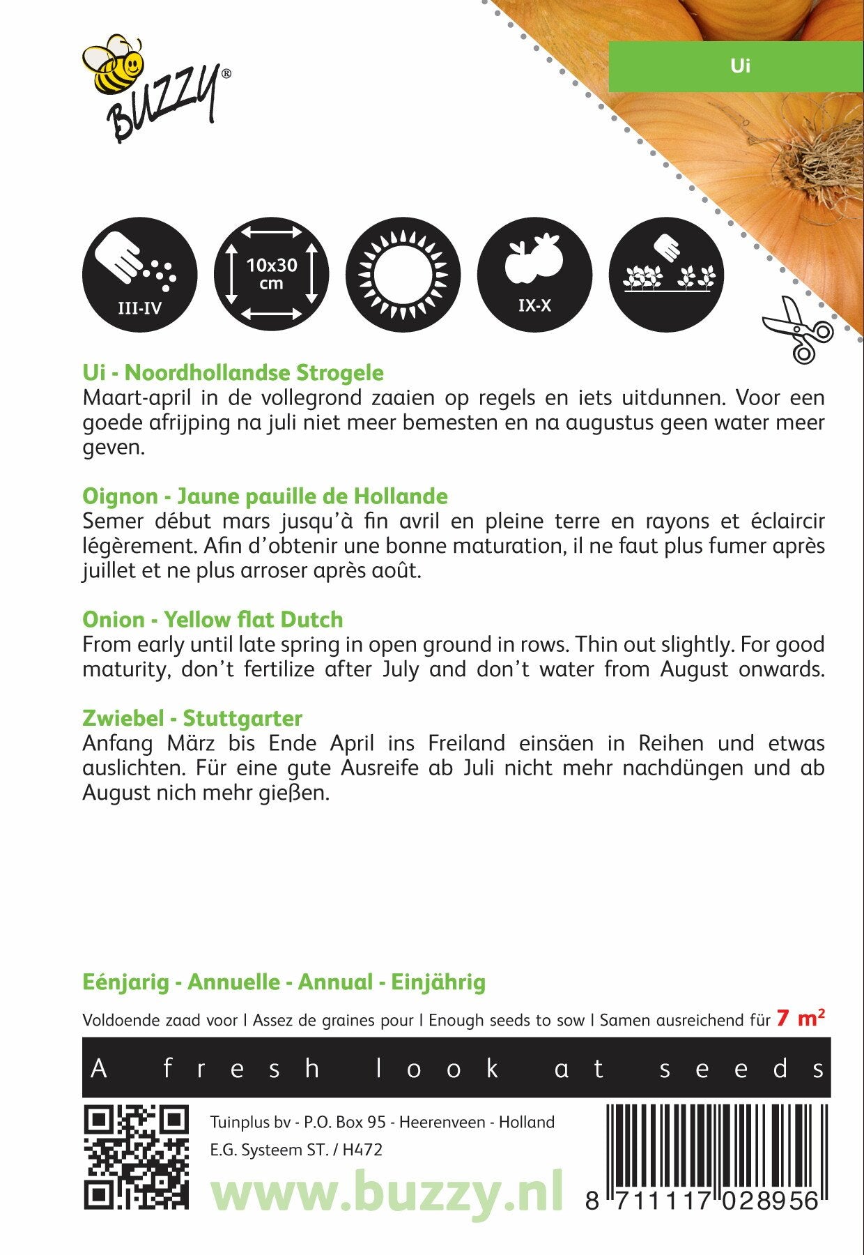 Ui Noordhollandse Strogele - Zaden