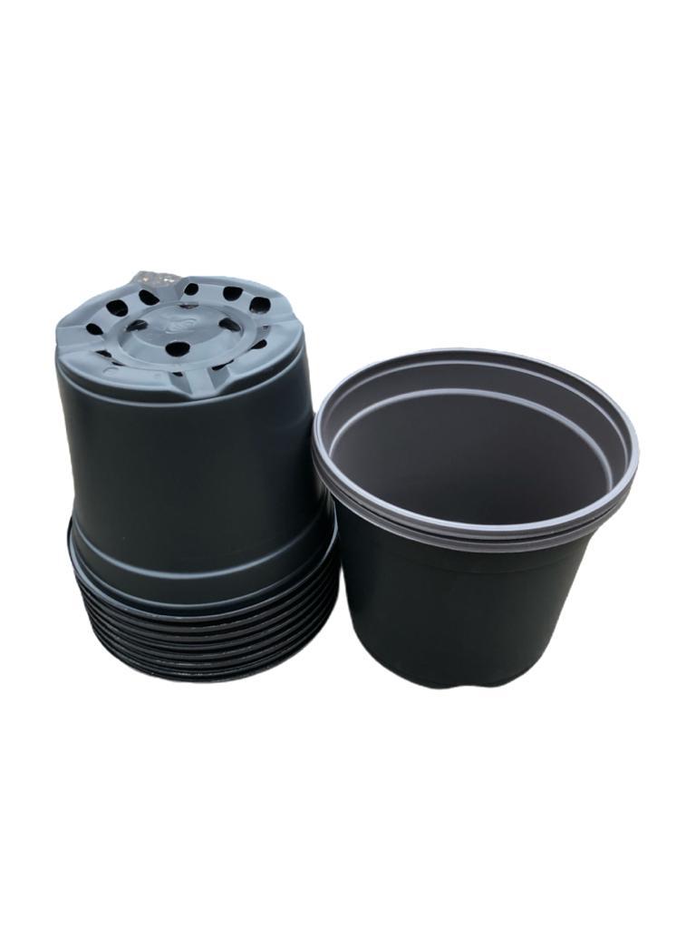 Kweekpot zwart – Ø19cm, hoogte 15cm, 3 liter - Kweekbenodigdheden