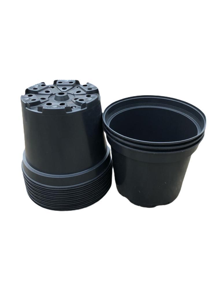 Kweekpot zwart – Ø26cm, hoogte 20cm, 7,5 liter - Kweekbenodigdheden