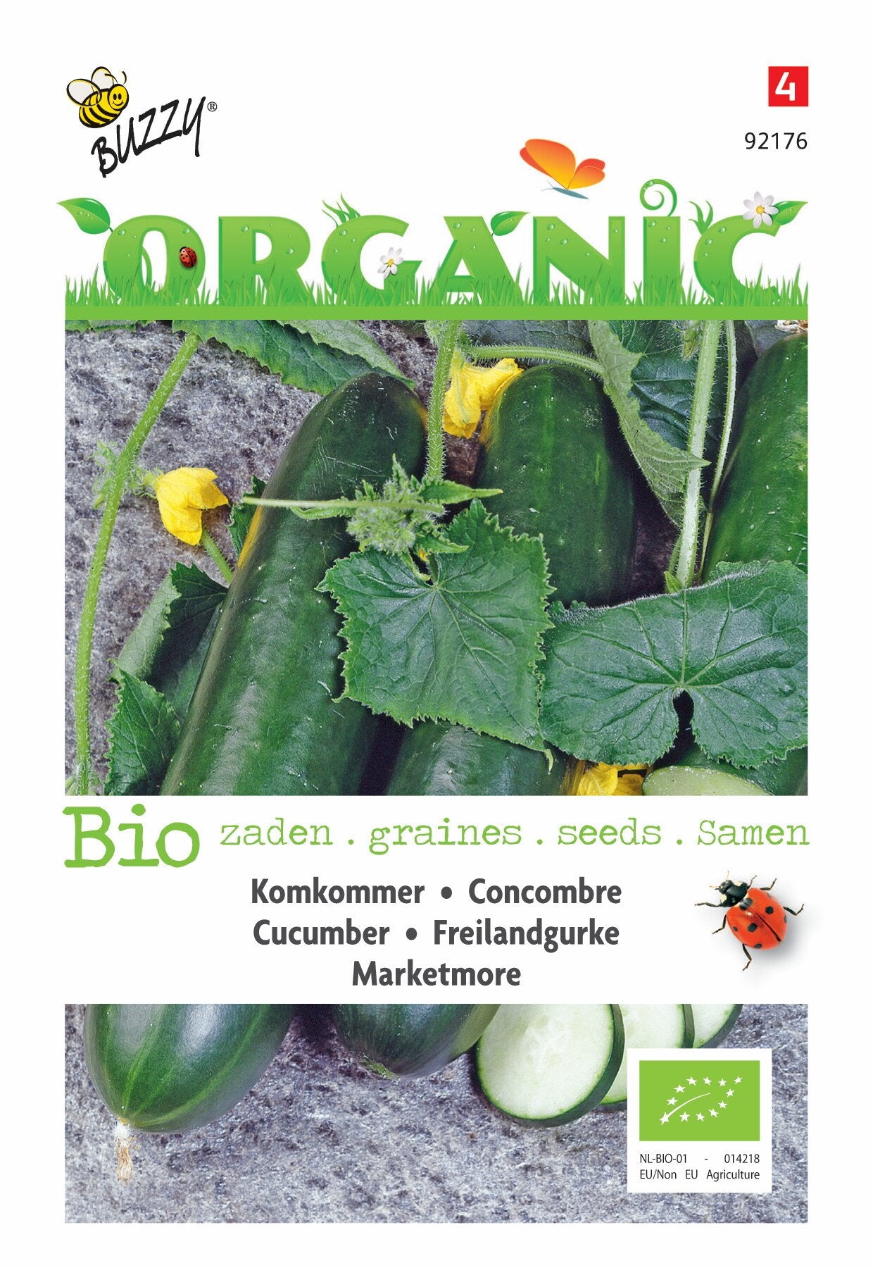 Komkommer Marketmore (BIO) - Zaden