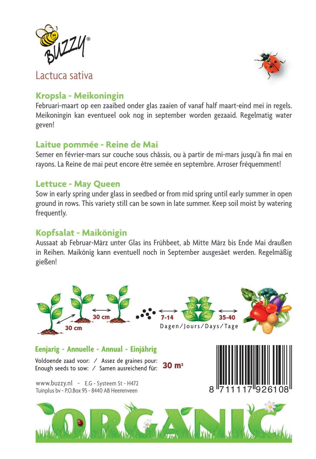 Kropsla Meikoningin (BIO) - Zaden