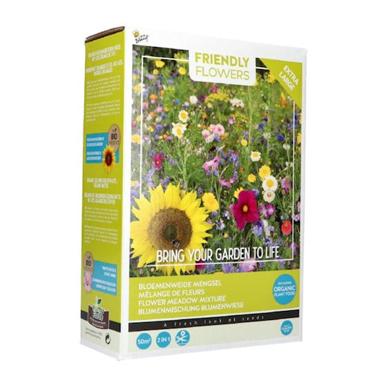 Friendly Flowers Bloemenweide 50m² - Zaden