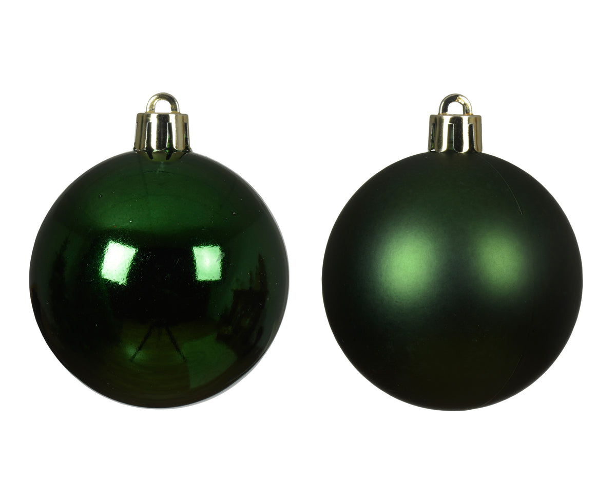 Kerstballen Groen 8 cm – 6 Stuks – Mat & Glanzend - foto 2