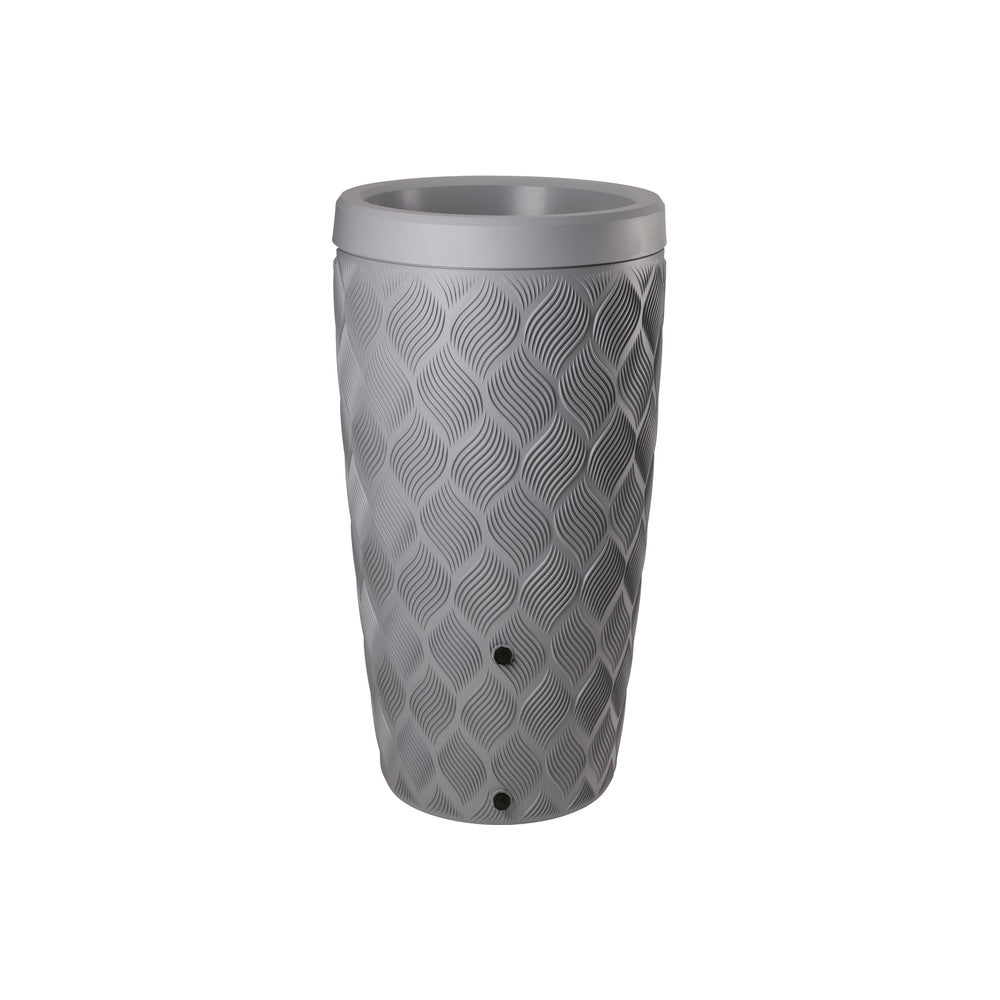 Regenton wave taupe geruit 240L