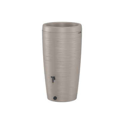 Regenton wave taupe houtnerfstructuur 240L