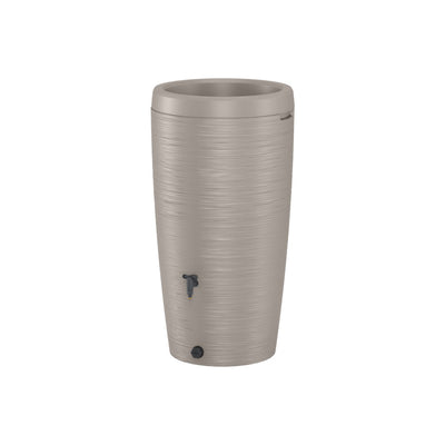 Regenton wave taupe houtnerfstructuur 240L