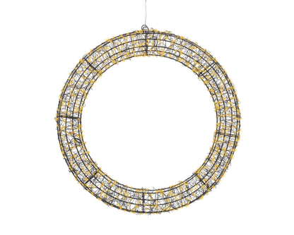 Kerst LED Krans – 720 LED – Timer – Zwart – Ø 58 cm - foto 2