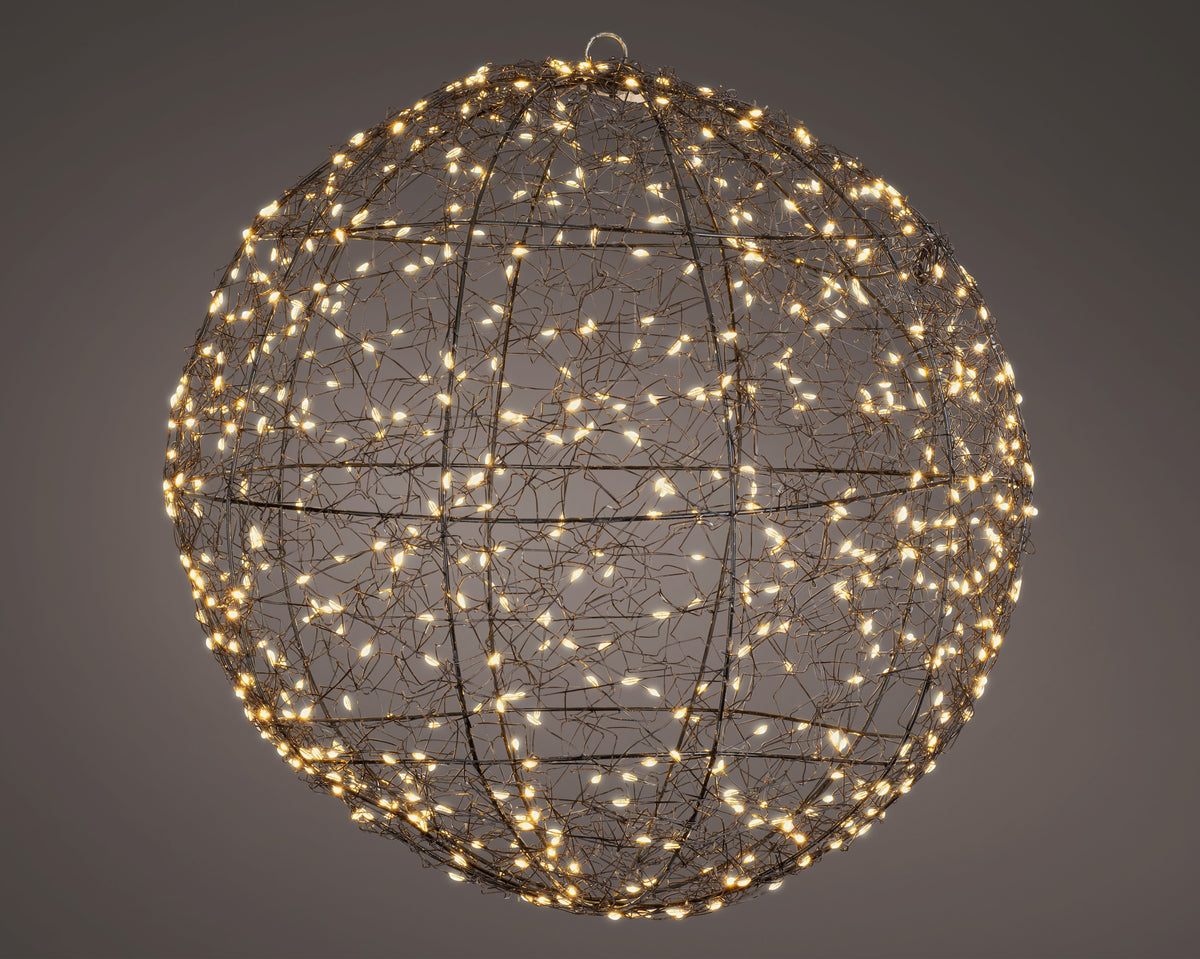 Kerst Lichtbol – 600 LED – Timer – Klassiek Warm – Ø 40 cm