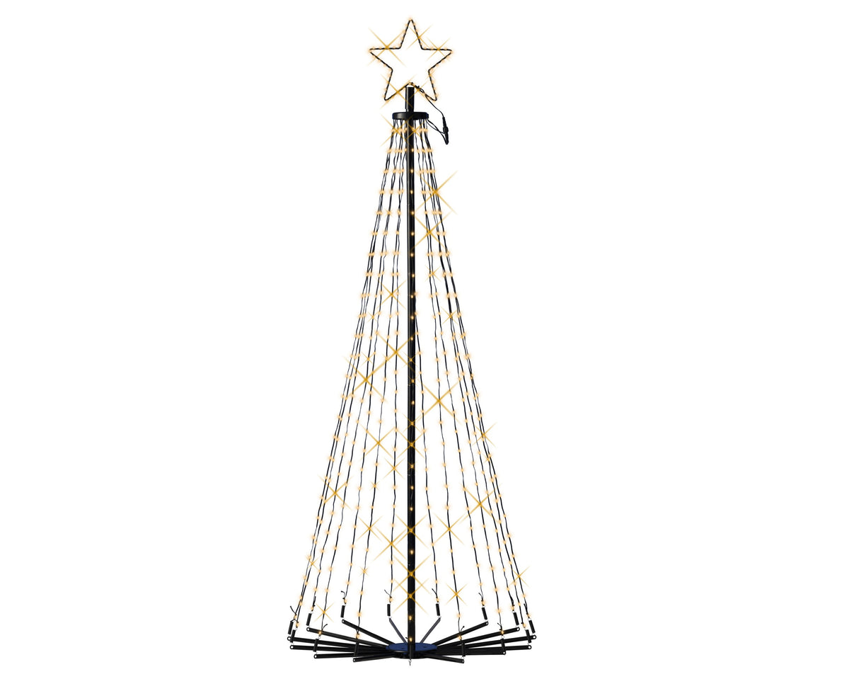Micro LED Kerstboom - 421 LED - H150xD60 cm -Warm - Lumineo - foto 2