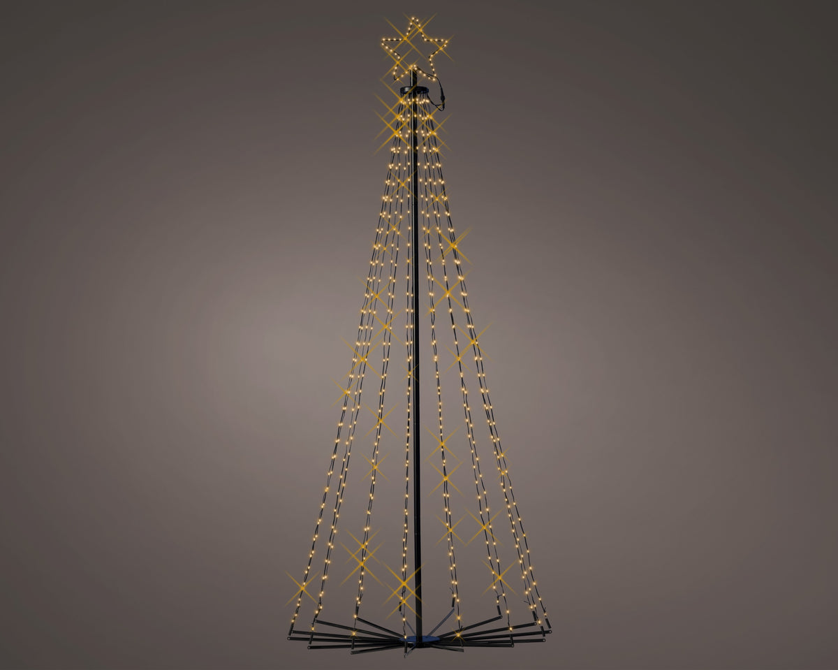 Micro LED Kerstboom - 541 LED - H180xD80 cm -Warm - Lumineo