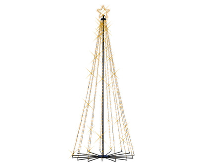 Micro LED Kerstboom - 706 LED - H240xD100 cm - Warm - Lumineo - foto 2