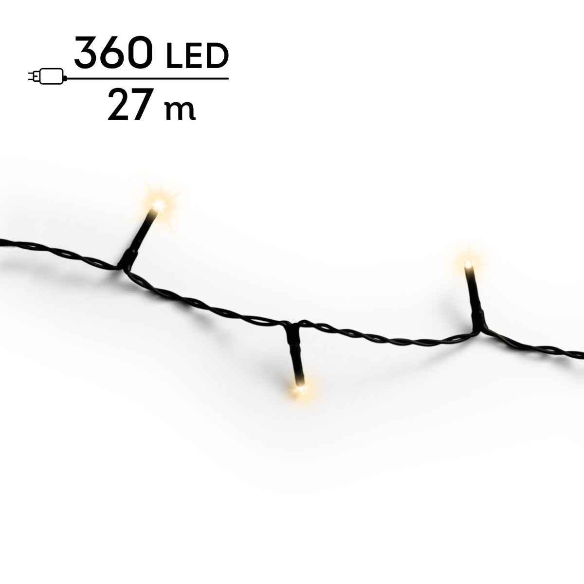 Kerstverlichting Zwart & Soft Gold - 2700 cm - Basic - foto 8