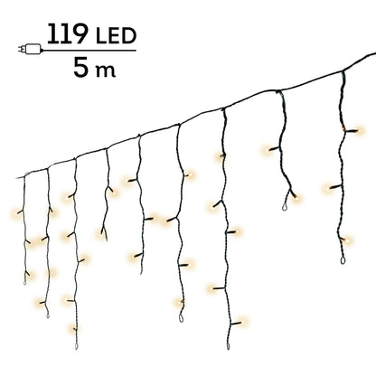 IJspegelverlichting LED Soft Gold - 5 m - 119 LED - 8 functies - foto 6