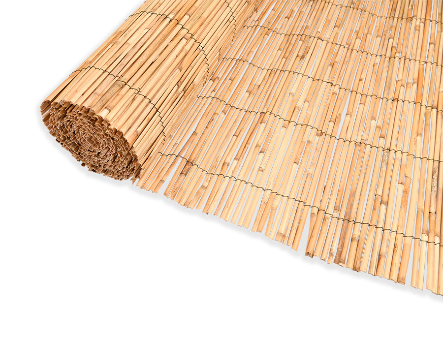 Gespleten rietmat - Tuinafscheiding