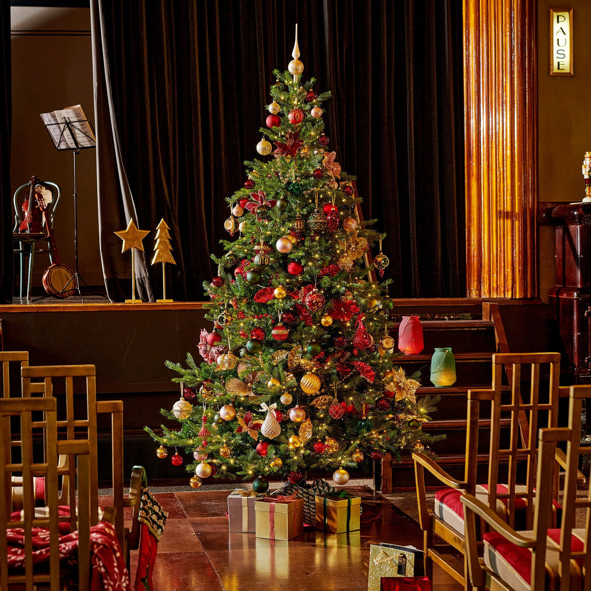 Kunstkerstboom LED - 210 cm - Groen - foto 6