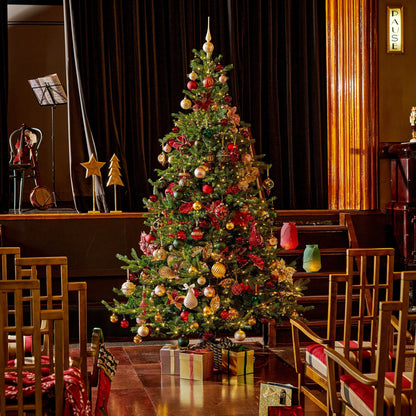 Kunstkerstboom LED - 210 cm - Groen - foto 6