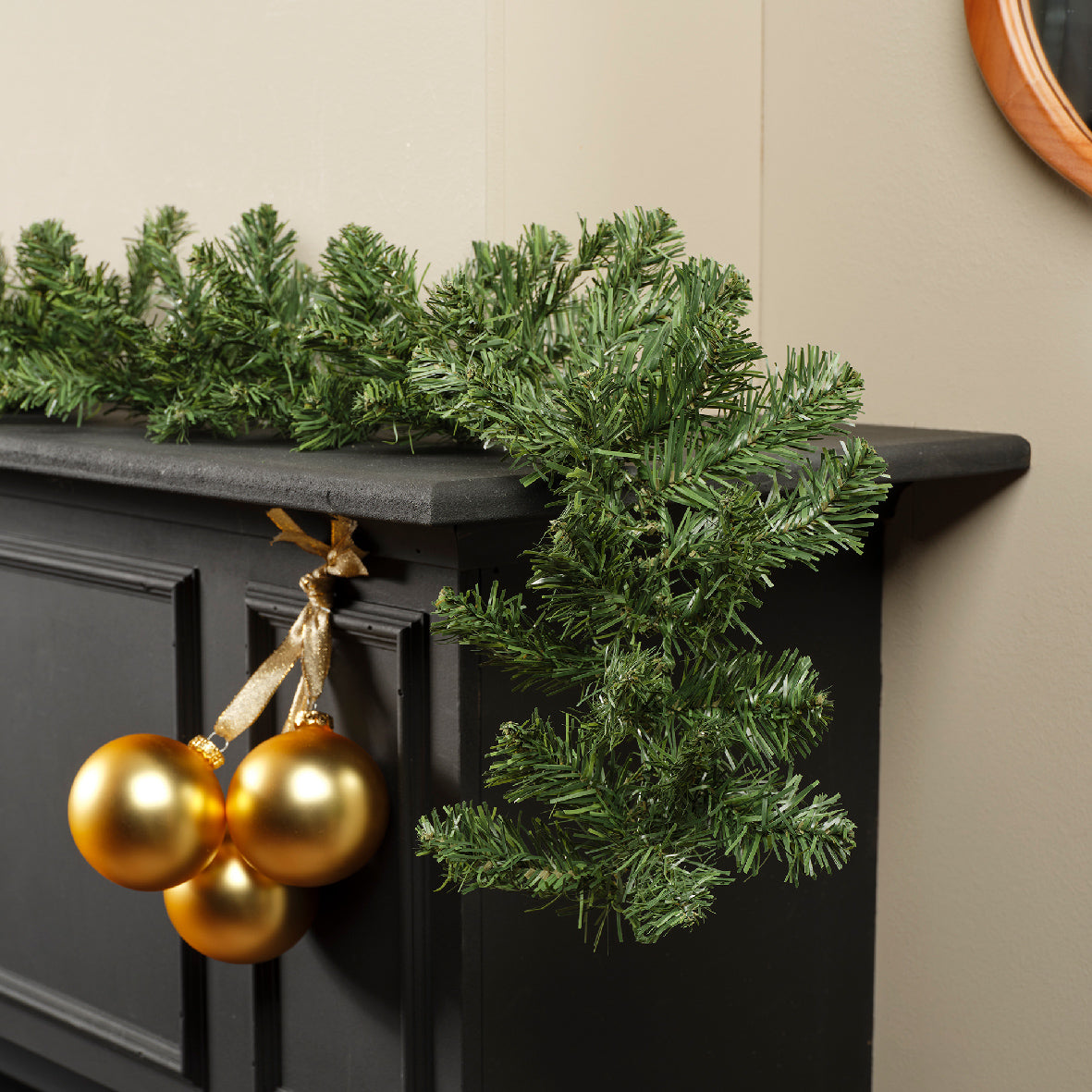 Kerstslinger Guirlande Canadian - 270 cm - Ø 20 cm - Groen - foto 3