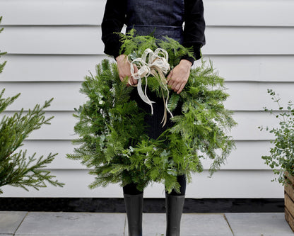 Kerstkrans Grandis - Ø 80 cm - Groen - Binnen/Buiten - foto 3