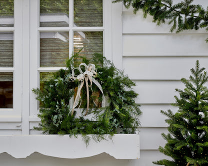 Kerstkrans Grandis - Ø 80 cm - Groen - Binnen/Buiten - foto 7