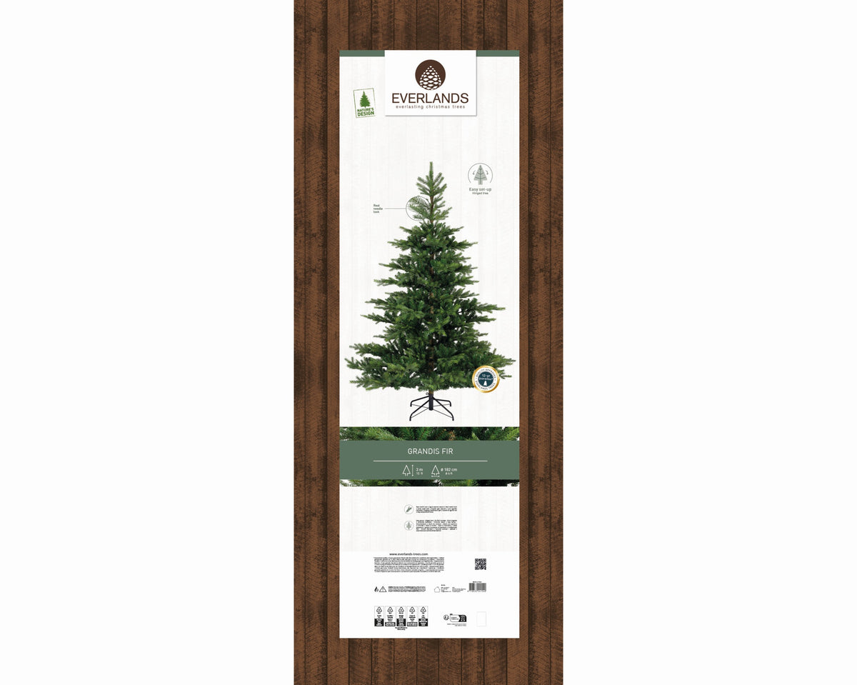 Kunstkerstboom Grandis Fir - H 300 cm - Everlands - foto 3
