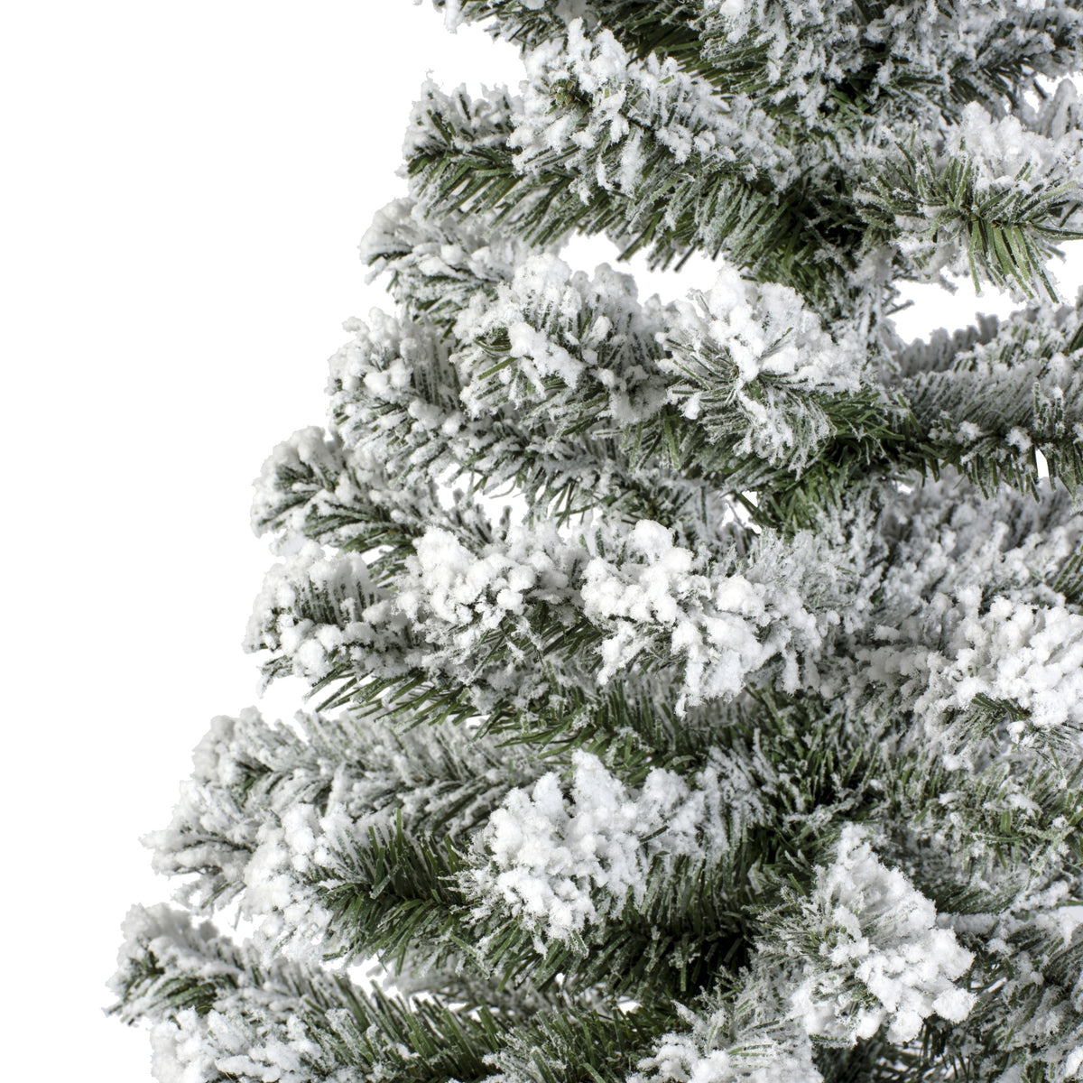 Mini Kunstkerstboom - H 90 cm - Ø 46 cm - Besneeuwd - foto 3