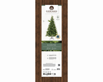 Kunstkerstboom Allison Pine - H 180 cm - Ø 112 cm - Groen - foto 3