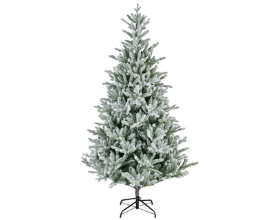Kunstkerstboom Allison - H 210 cm - Groen - Besneeuwd - Everlands