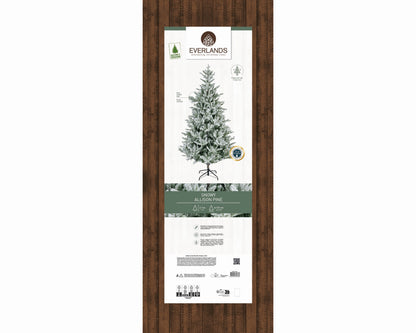 Kunstkerstboom Allison - H 210 cm - Groen - Besneeuwd - Everlands - foto 2