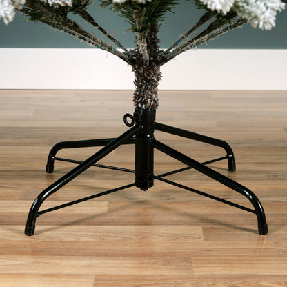 Kunstkerstboom Allison - H 210 cm - Groen - Besneeuwd - Everlands - foto 4