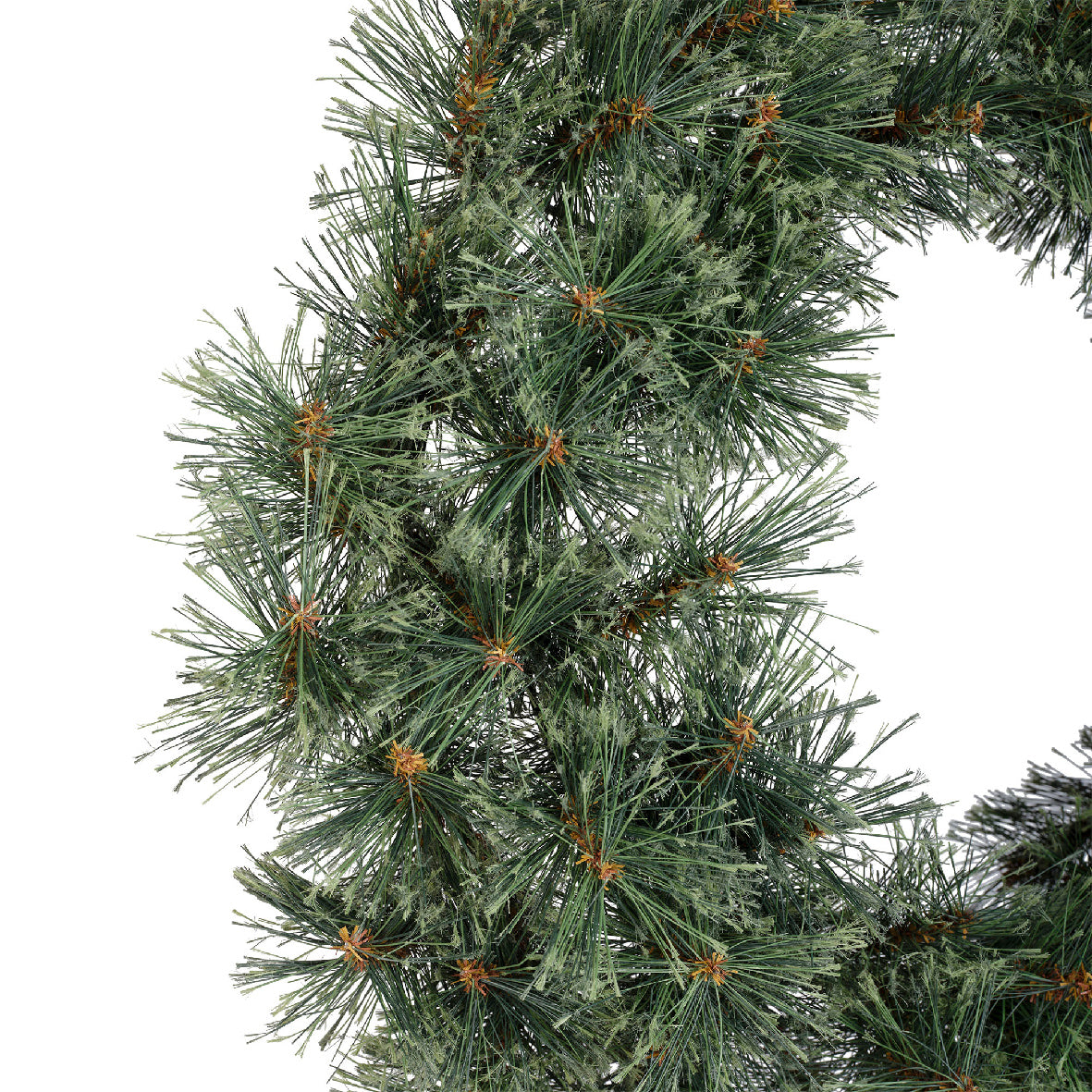 Kerstkrans - Ø 63 cm - Groen - Binnen - foto 2