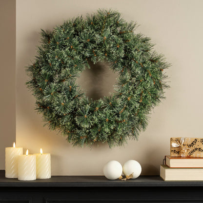 Kerstkrans - Ø 63 cm - Groen - Binnen - foto 4