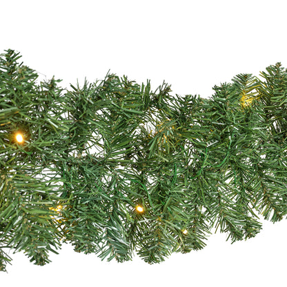 LED Kerstguirlande - L 270 cm - Groen - 50 LED's - Timer - foto 2