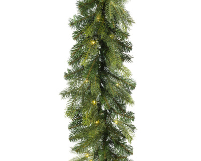 LED Dennenslinger - L 270 cm - Groen - Twinkelend - Timer