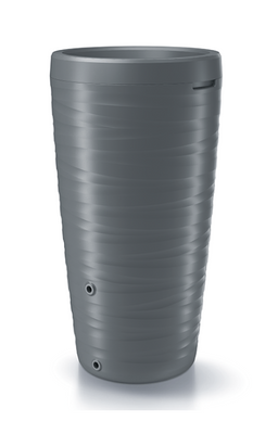 Regenton antraciet gestreept 240L