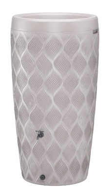 Regenton wave taupe geruit 240L