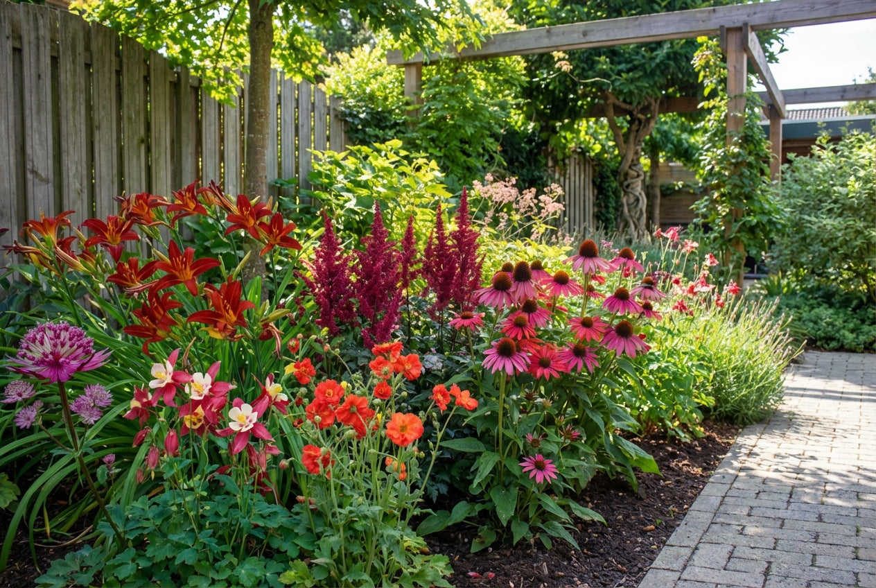 Borderpakket rood (3m2) - Tuinplanten