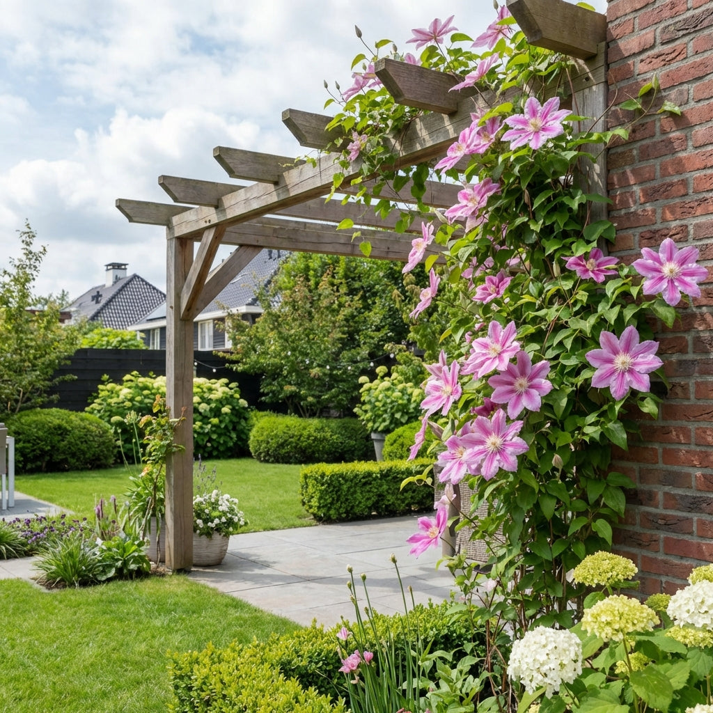 Klimplant Clematis Dr. Ruppel (Bosrank) - Klimplanten